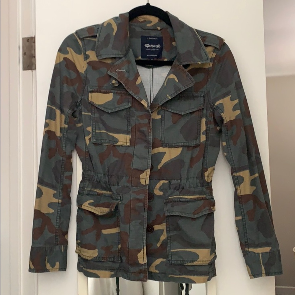 Madewell camouflage surplus utility shirt jacket